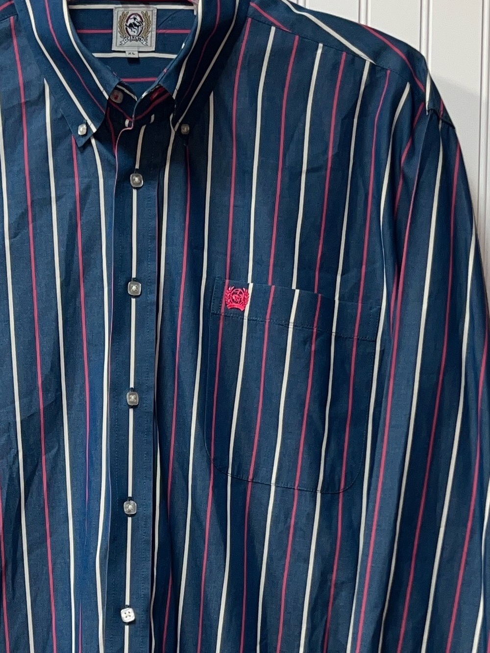 Cinch Pinstripe Western Shirt XL